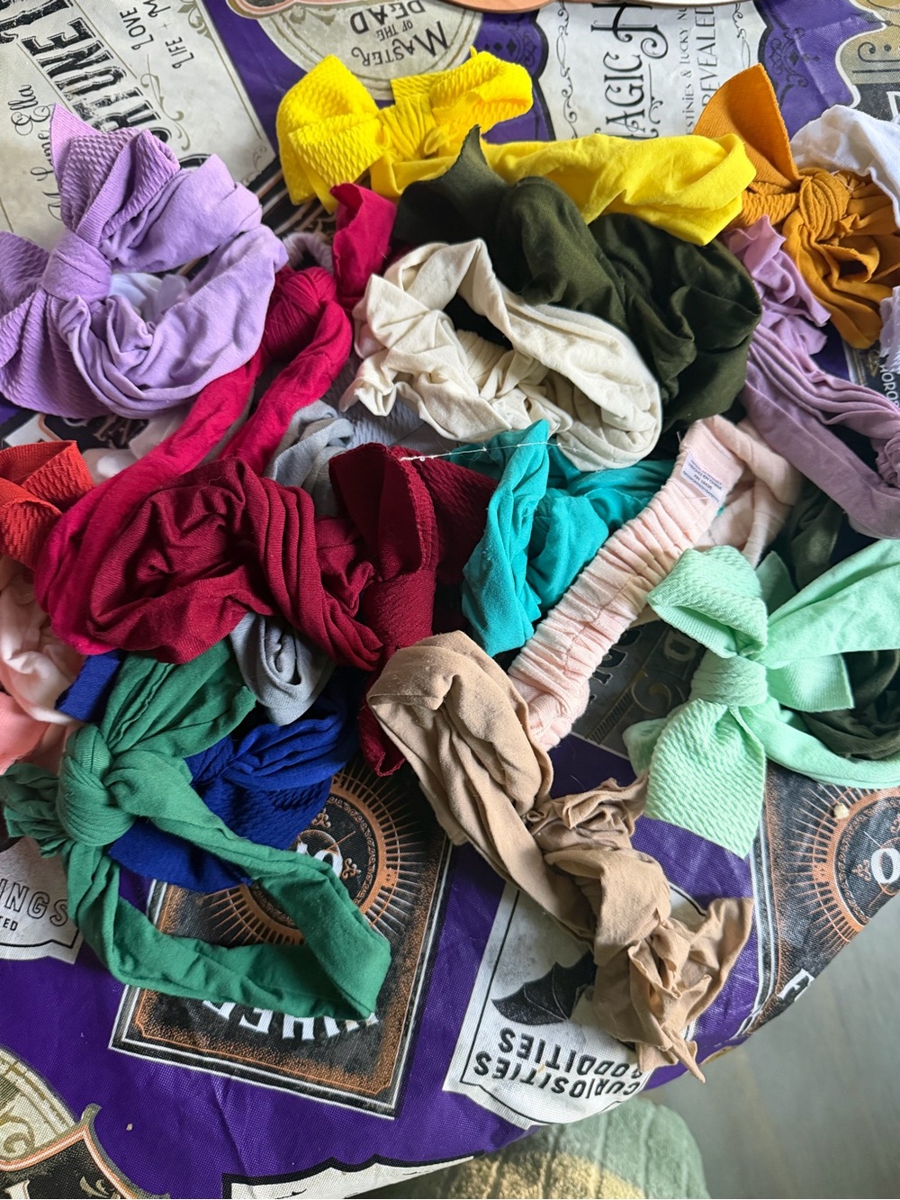 Assorted baby/toddler stretch headbands